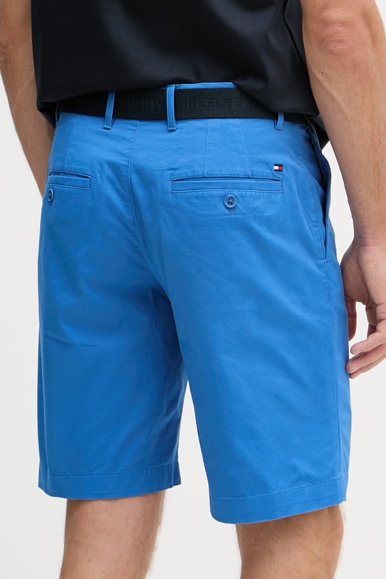 Oblečení Tommy Hilfiger šortky pánské bavlněné s elastanem MW0MW42349 modrá