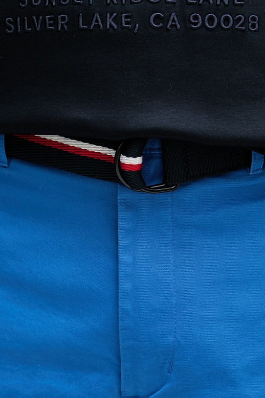 Tommy Hilfiger šortky pánské bavlněné s elastanem modrá MW0MW42349
