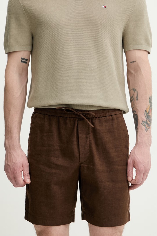Tommy Hilfiger pantaloni scurți pentru bărbați, cu in maro MW0MW44353