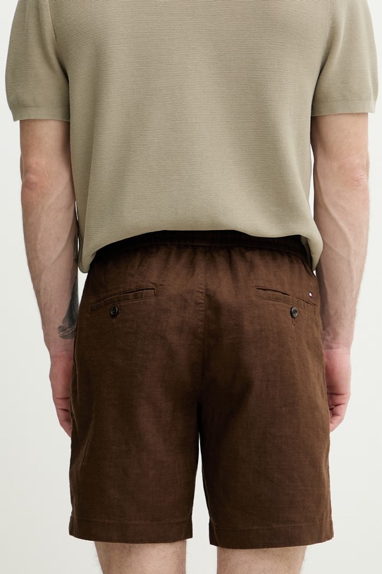 Îmbrăcăminte Tommy Hilfiger pantaloni scurți pentru bărbați, cu in MW0MW44353 maro