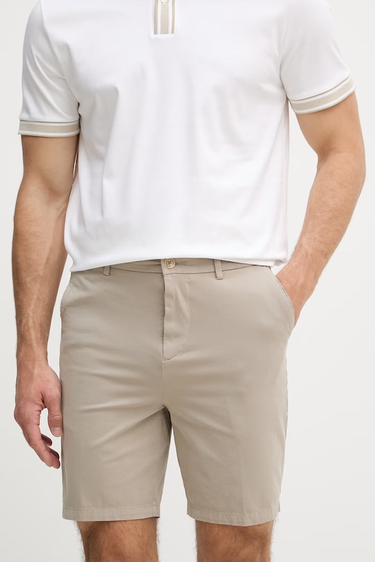 BOSS šortky Kane1 látka béžová 50555235
