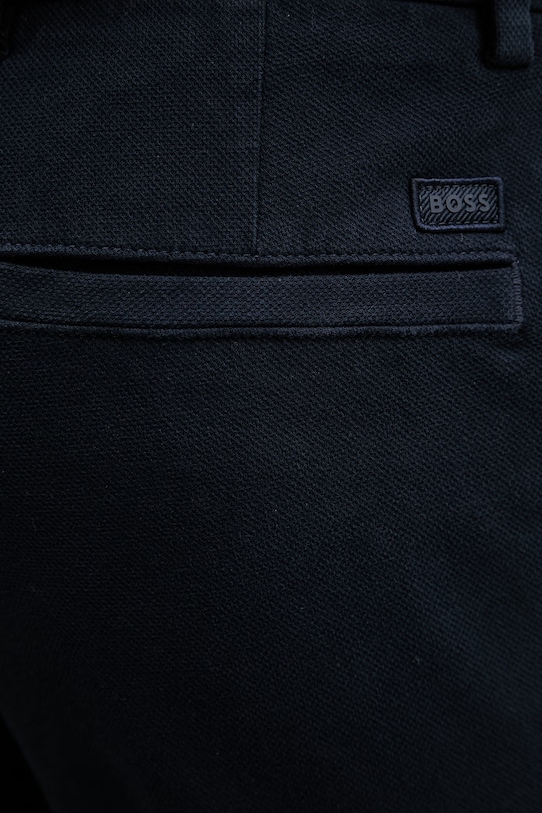 BOSS férfi rövidnadrág pamut elasztánnal Kane1 sötétkék 50555859
