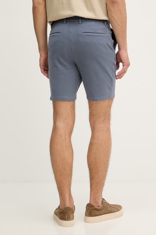 Дрехи BOSS къс панталон мъжки от памук с еластан Kane1 50555859 син