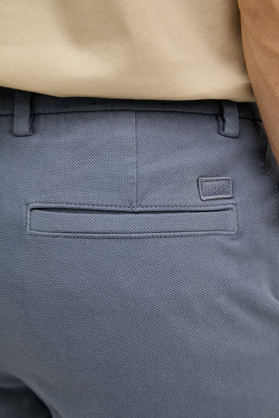 BOSS къс панталон мъжки от памук с еластан Kane1 син 50555859