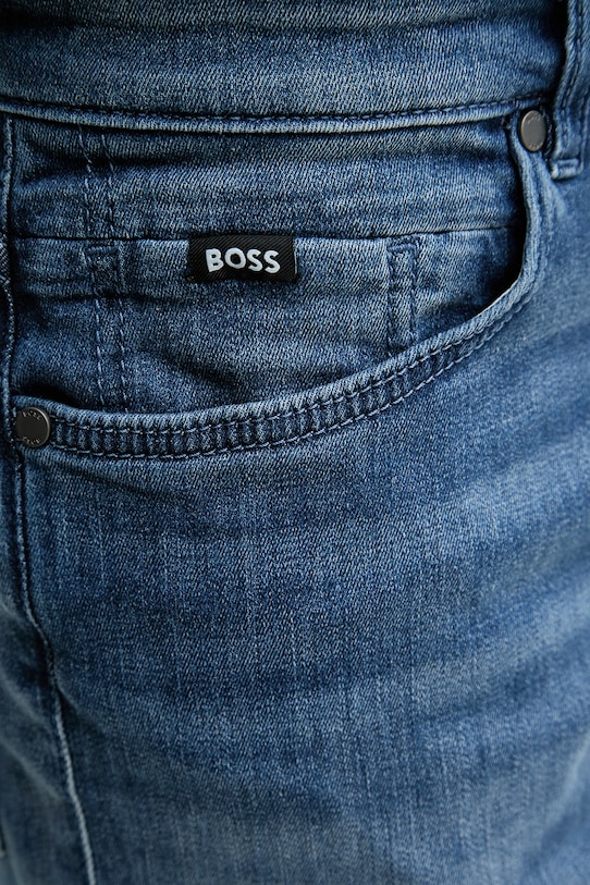 BOSS szorty męskie jeansowe Re.Maine niebieski 50568873