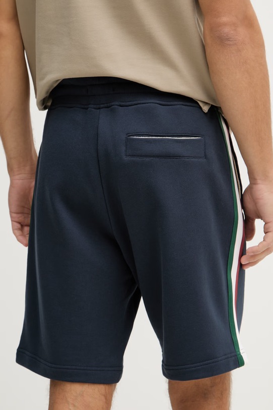 Odzież Aeronautica Militare szorty bawełniane BF0030UF00677 granatowy