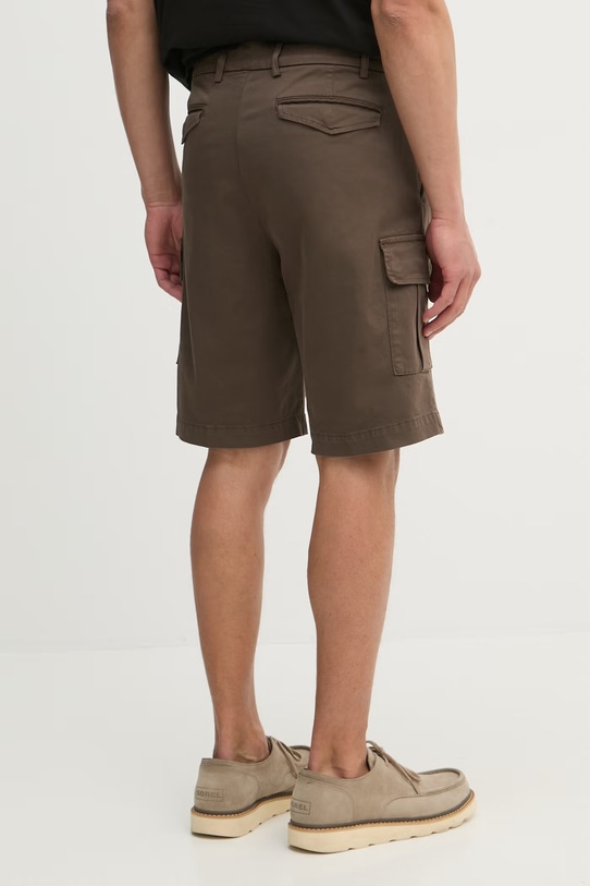 Odzież Aeronautica Militare szorty BE0287UCT04331 brązowy