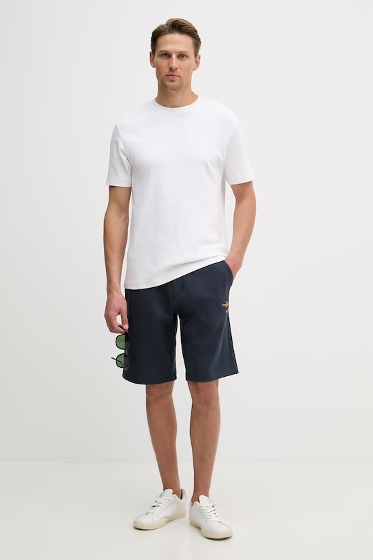 Šortky Aeronautica Militare BF0032UF00674 tmavomodrá SS26