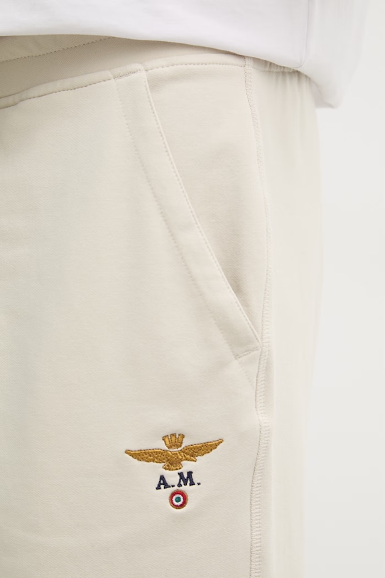 Aeronautica Militare szorty beżowy BF0032UF00674