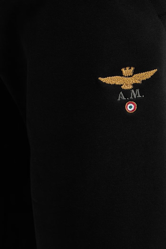 Σορτς Aeronautica Militare μαύρο BF0032UF00674