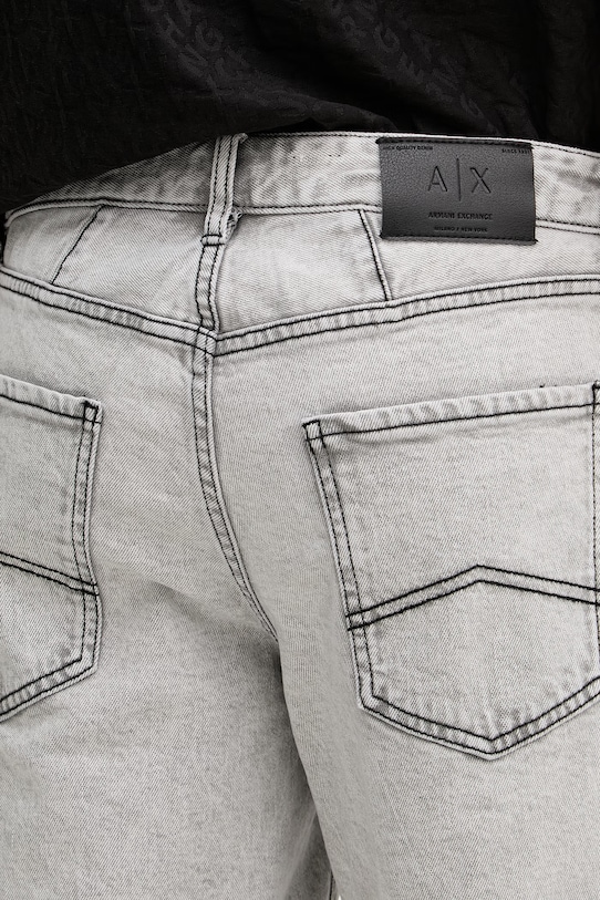 Armani Exchange šortky pánske rifľové sivá XM000073.AF22558