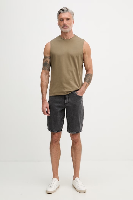 Armani Exchange šortky pánske rifľové XM000073.AF22558 sivá SS26