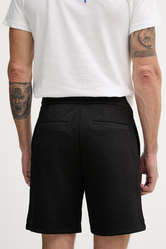 Oblečenie Armani Exchange teplákové šortky pánske XM002345.AF21862 čierna