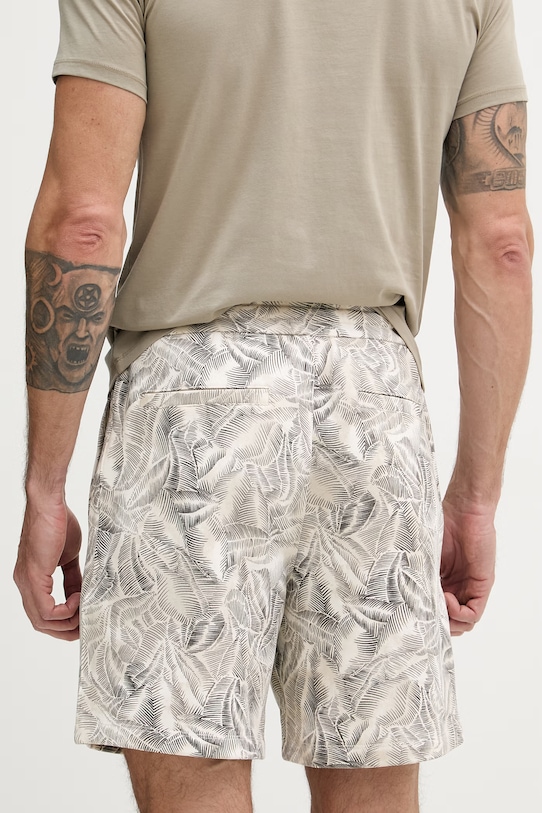 Oblečenie Armani Exchange teplákové šortky pánske bavlnené XM002384.AF24635 béžová
