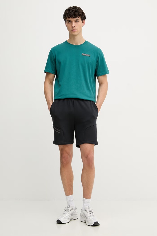 Under Armour szorty dresowe męskie Unstoppable Flc 1379809 czarny SS26