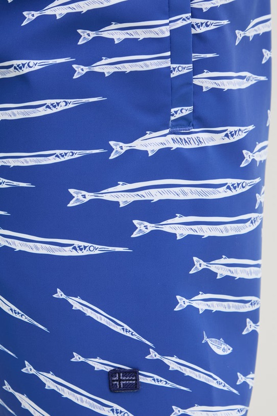 Napapijri szorty kąpielowe męskie ELIOR niebieski NP0A4GBSFH11