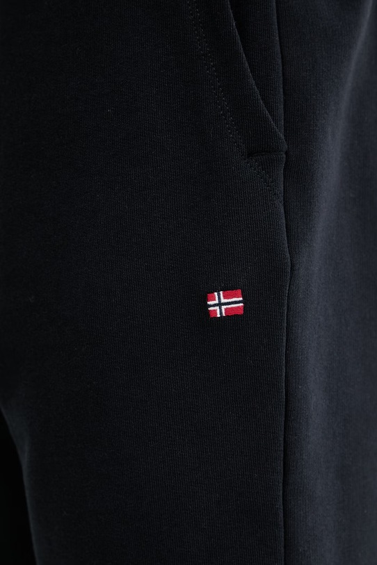 Napapijri szorty bawełniane NALIS czarny NP0A4H880411