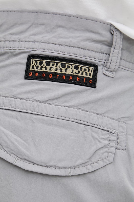 Napapijri szorty męskie bawełniane Noto 2.0 szary NP0A4HOQHCB1