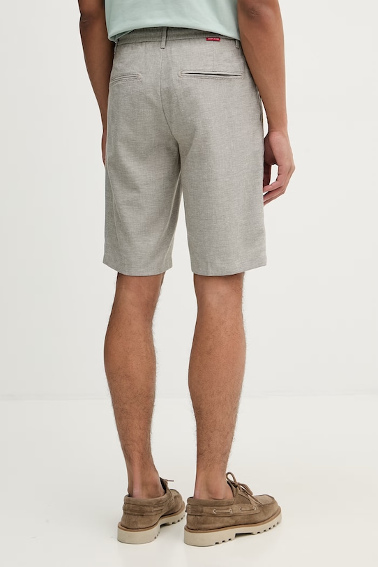 Oblečení Joop! šortky pánské s příměsí lnu 30102858 béžová