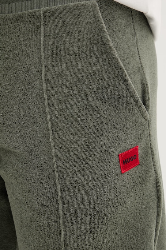 HUGO szorty lounge męskie z bawełną TERRANCE SHORTS zielony 50559743