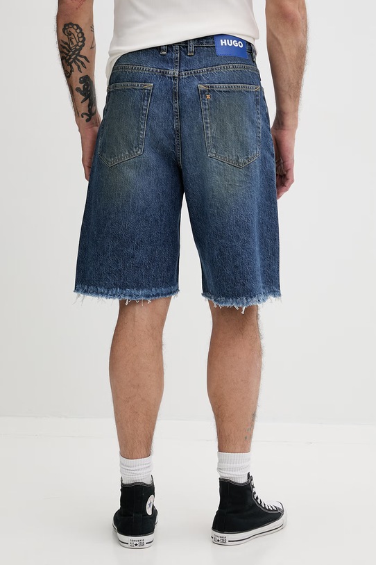 Odzież HUGO szorty męskie jeansowe MASON/S 50555975 niebieski