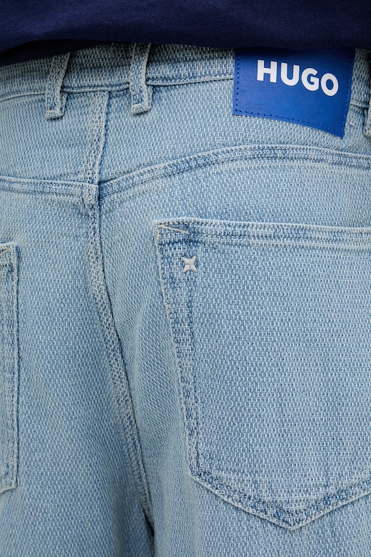 HUGO Blue шорти чоловічі бавовняні MASON/S блакитний 50555976