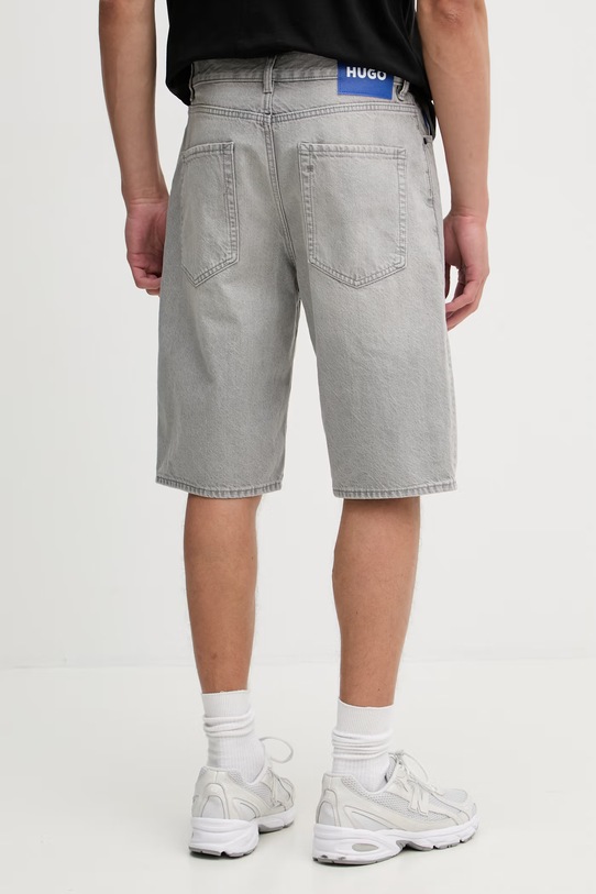 Oblečenie HUGO Blue šortky pánske Skate shorts 50561704 sivá