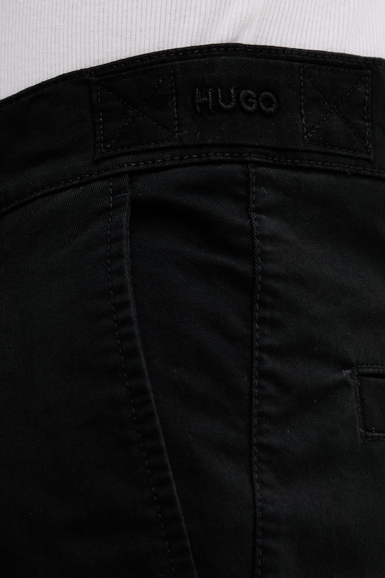 HUGO pantaloni scuți cargo pentru bărbați Craysen262S negru 50556891