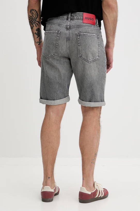 Oblečenie HUGO šortky pánske rifľové HUGO 838/S 50560391 sivá