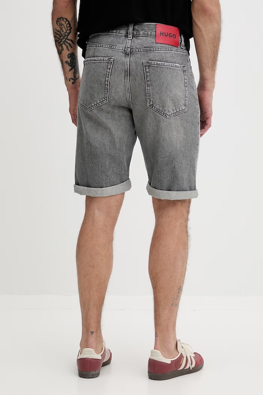 Oblečenie HUGO šortky pánske rifľové HUGO 838/S 50560391 sivá