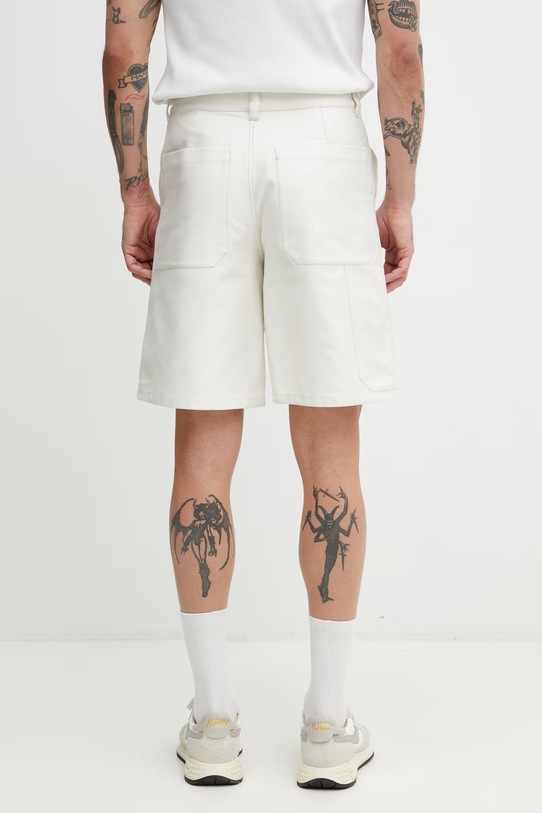 Odzież A.P.C. Moleskine szorty bawełniane męskie COHOI.H10022 beżowy