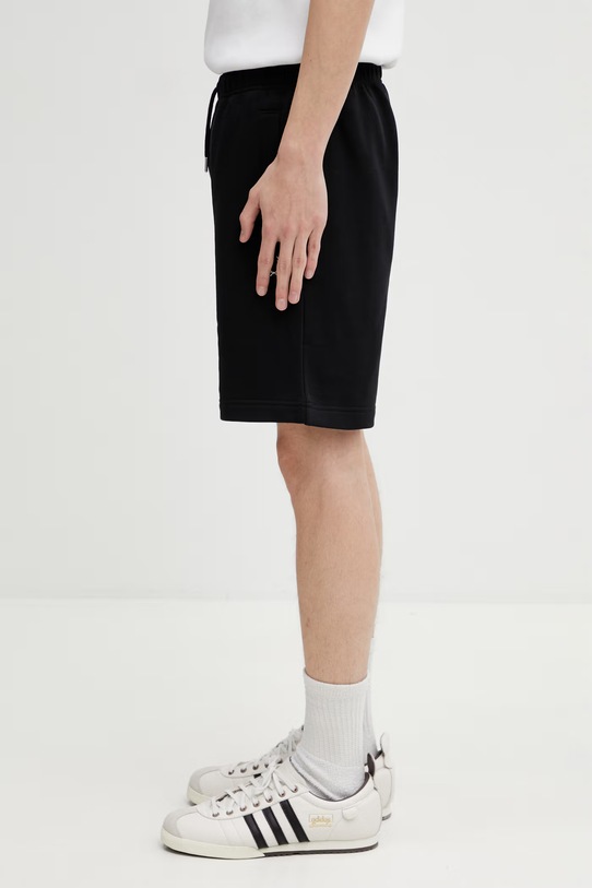 Fred Perry szorty dresowe bawełniane męskie S8505 czarny SS26
