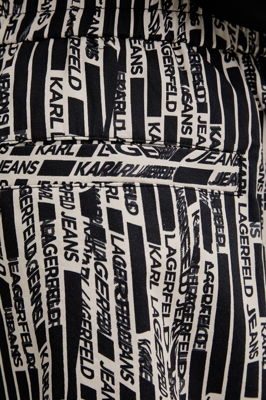 Karl Lagerfeld Jeans szorty męskie bawełniane czarny B2M10053