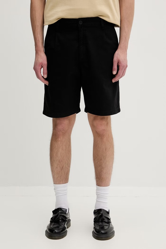 Karl Lagerfeld Jeans Σορτς Ανδρικά Βαμβακερά μαύρο B2M10129