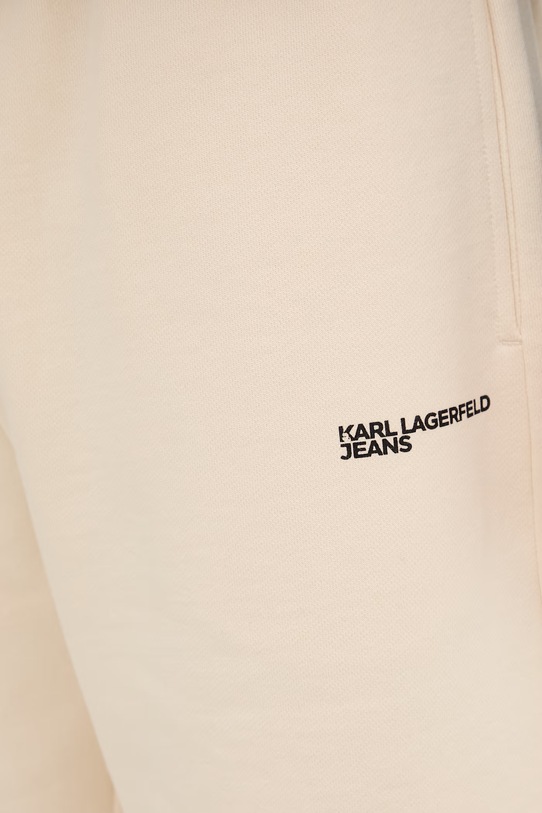Karl Lagerfeld Jeans szorty dresowe męskie bawełniane beżowy B2M10148