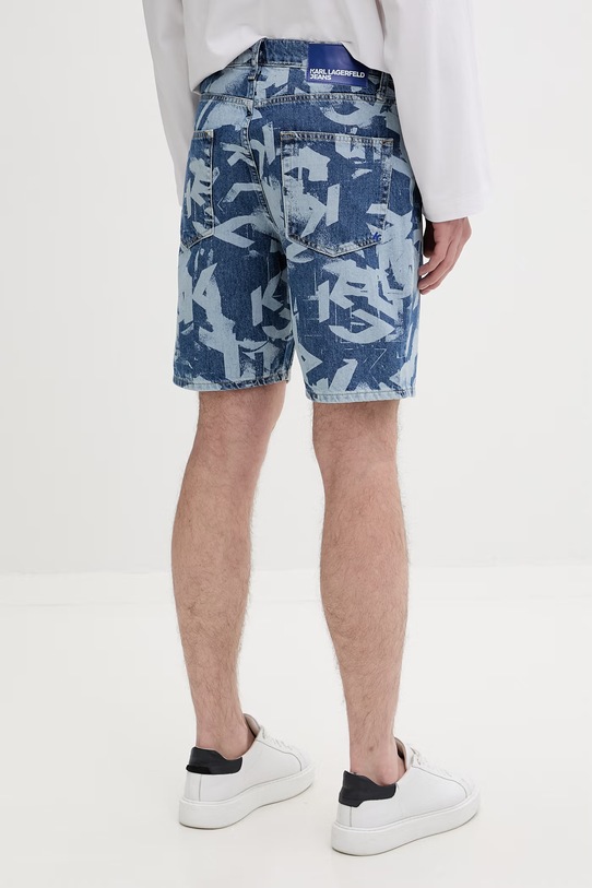 Odzież Karl Lagerfeld Jeans szorty męskie jeansowe B2M10140 niebieski