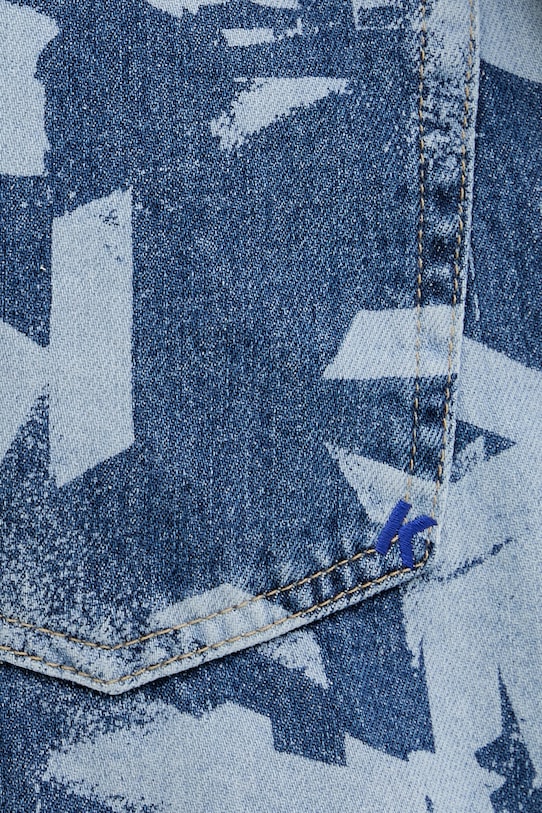 Karl Lagerfeld Jeans szorty męskie jeansowe niebieski B2M10140