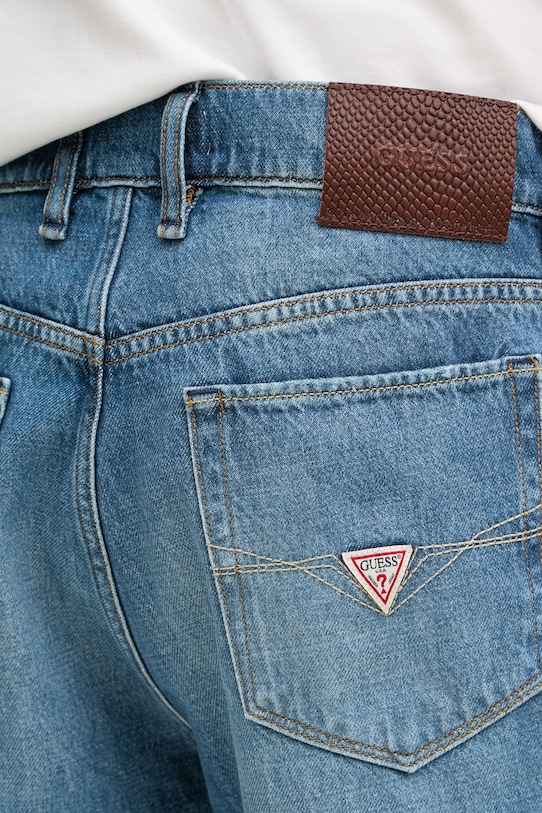 Guess σορτς ανδρικά ντένιμ JETT μπλε M6GDV8.D0770