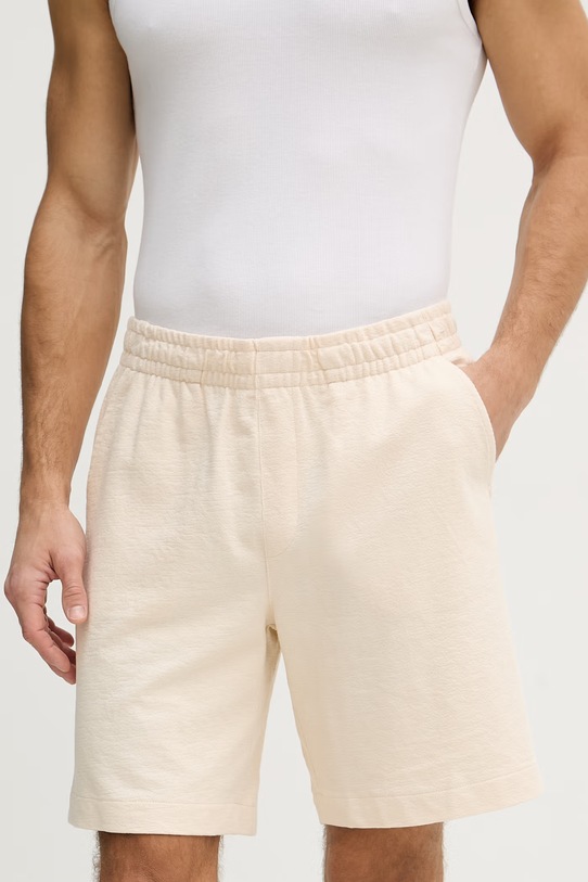 Guess šortky pánske bavlnené béžová M6GD16.K3088