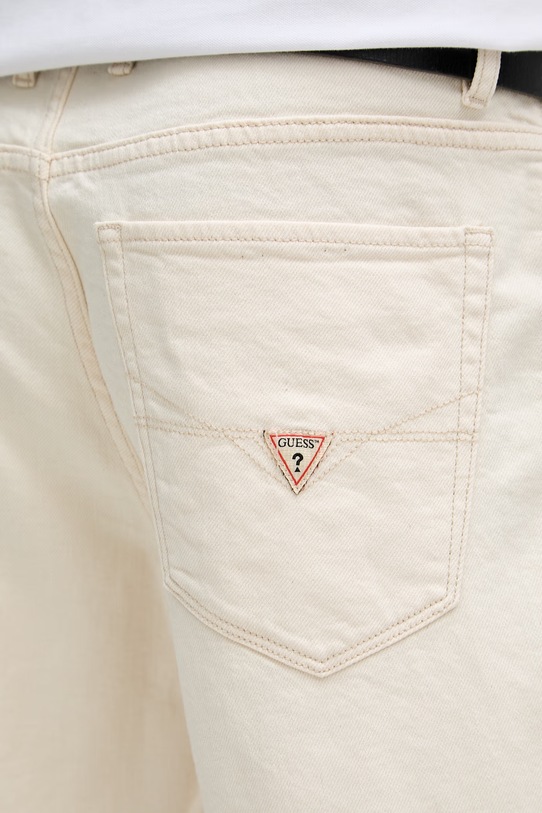 Guess šortky pánske rifľové CARSON béžová M6GDVB.D1097