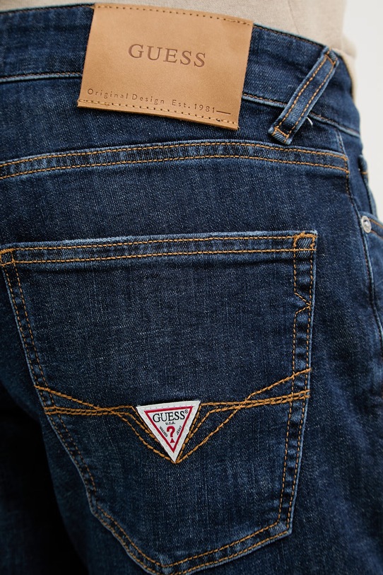 Guess šortky pánske bavlnené SONNY modrá M6GD01.D0754