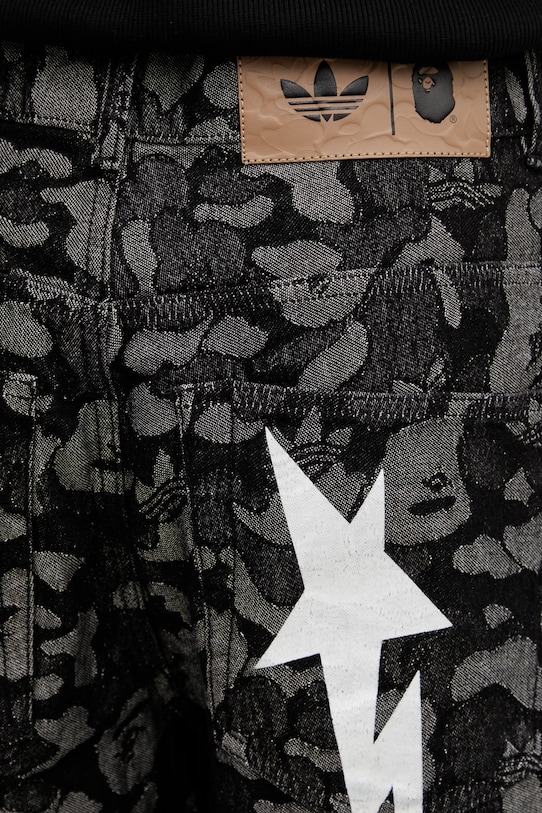 Джинсові шорти adidas Originals x BAPE KF4917 чорний