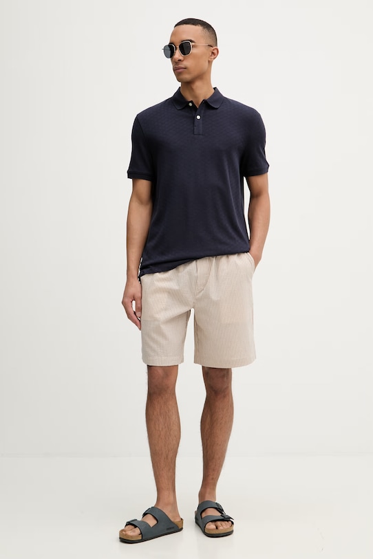 Guess šortky pánské bavlněné DOBBY M6GD09.W1738 béžová SS26