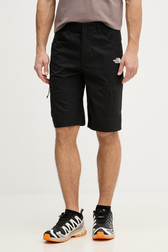 The North Face σορτς πεζοπορίας Ανδρικά EXPLORATION μαύρο NF0A8FU9JK31