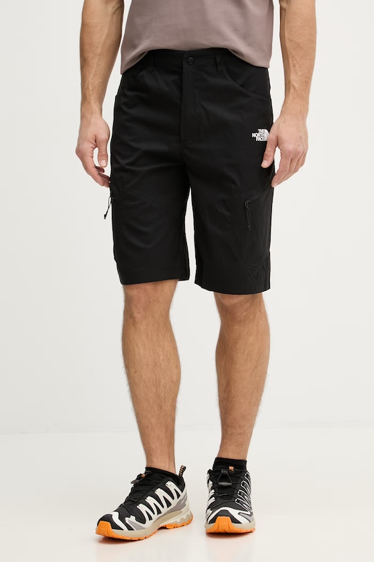 The North Face σορτς πεζοπορίας Ανδρικά EXPLORATION μαύρο NF0A8FU9JK31