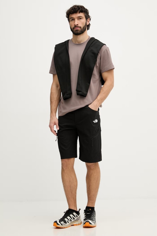 The North Face σορτς πεζοπορίας Ανδρικά EXPLORATION NF0A8FU9JK31 μαύρο SS26