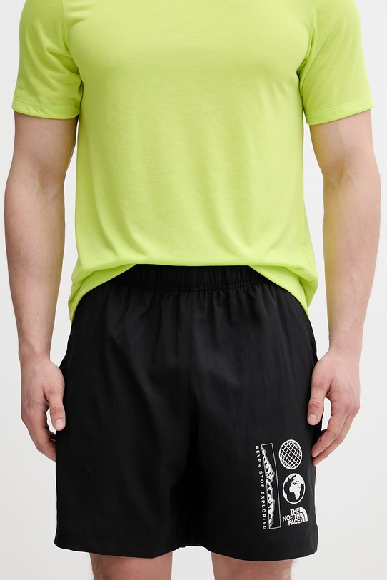 The North Face szorty sportowe męskie GRAPHIC czarny NF0A8G84JK31