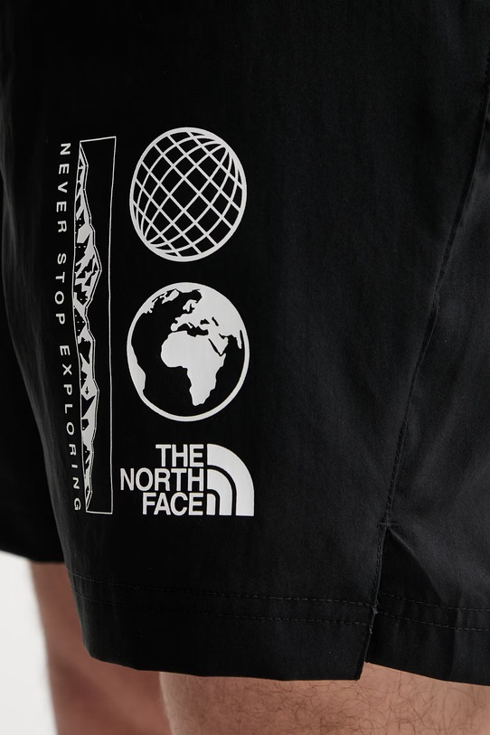 The North Face szorty sportowe męskie GRAPHIC czarny NF0A8G84JK31