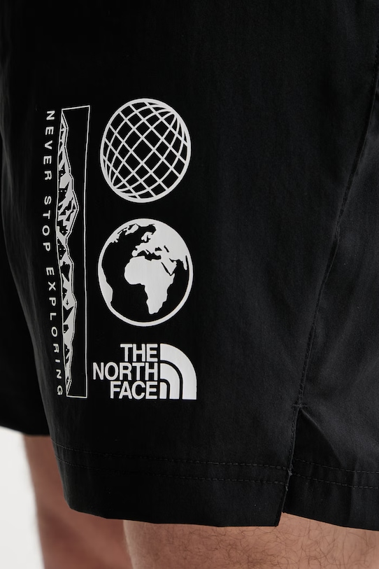 The North Face szorty sportowe męskie GRAPHIC czarny NF0A8G84JK31