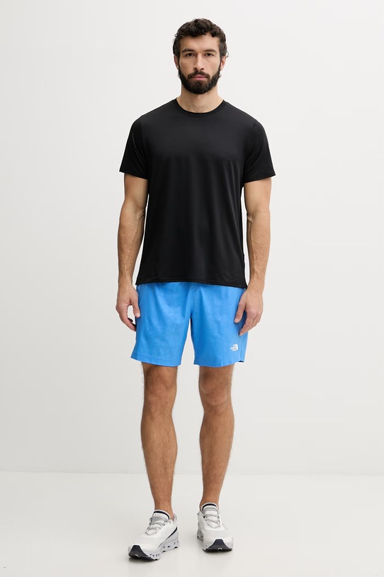 The North Face szorty sportowe męskie PENTADOME EMBOSSED NF0A8G89H0F1 niebieski SS26